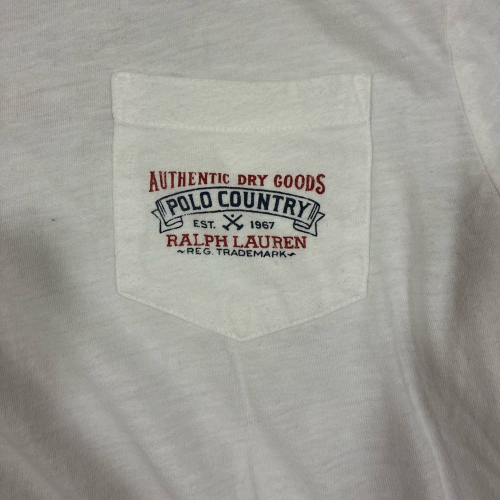 Ralph Lauren Polo Country Authentic Dry Goods White Custom Fit Long Sleeve Shirt - Picture 2 of 7